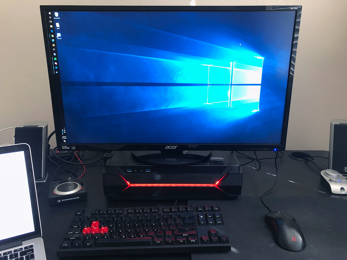 small PC all set up