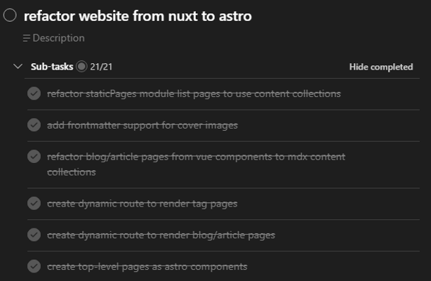 Meet my new Astro blog, same as the old Nuxt blog